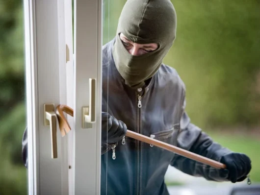 В Орше преступник проник в квартиру и совершил кражу техники и продуктов питания