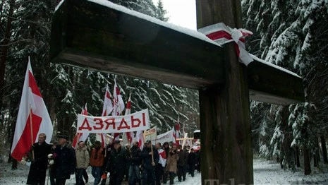 На митинге белорусской оппозиции в Куропатах обошлось без задержаний