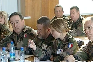 Инспекционная группа Франции посетила белорусские воинские части